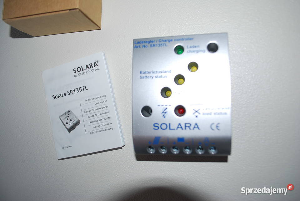 REGULATOR NAPIĘCIA SOLARA SR135TL 1224V 8A Kempingowe mazowieckie Grzebowilk
