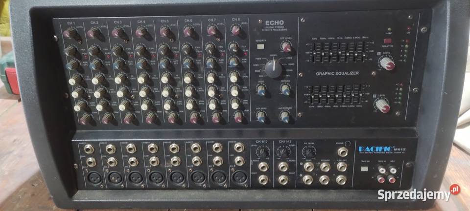 Wzmacniacz Pacific M612 12CH Stereo Powered Wzmacniacze i pokrewne Przeworsk