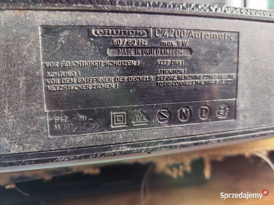radiomagnetofon Grundig C4200 zachodniopomorskie Stargard