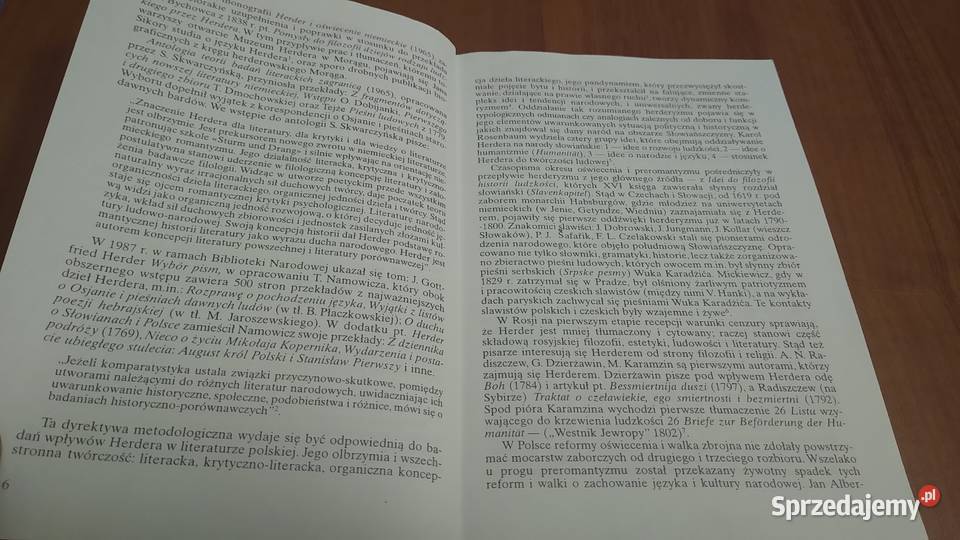 Herder i herderyzm w Polsce Jan Tuczyński