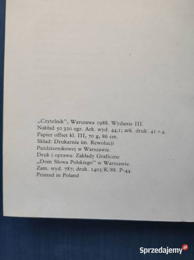Okupowanej Warszawy dzień powszedni Tomasz świętokrzyskie Kielce sprzedam