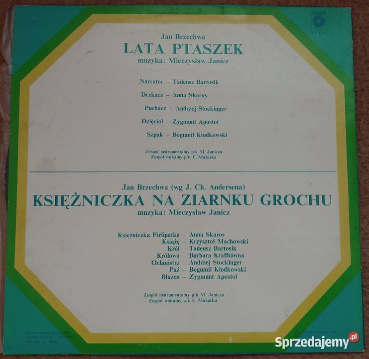 Płyta winylowa Lata ptaszek księżniczka na Płyty i kasety sprzedam