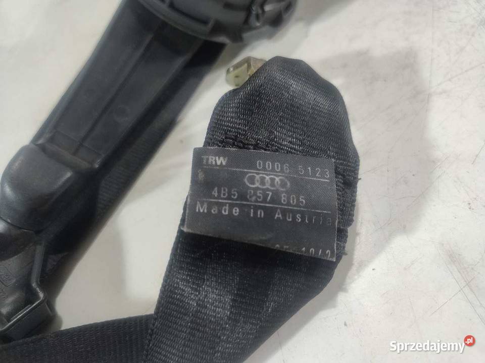 PAS BEZPIECZEŃSTWA LEWY TYŁ AUDI A6 C5 4B5857805