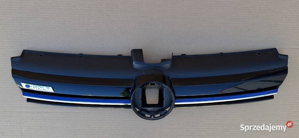 VW GOLF VII LIFT EGOLF GRILL ATRAPA ZDERZAKA Bieleń