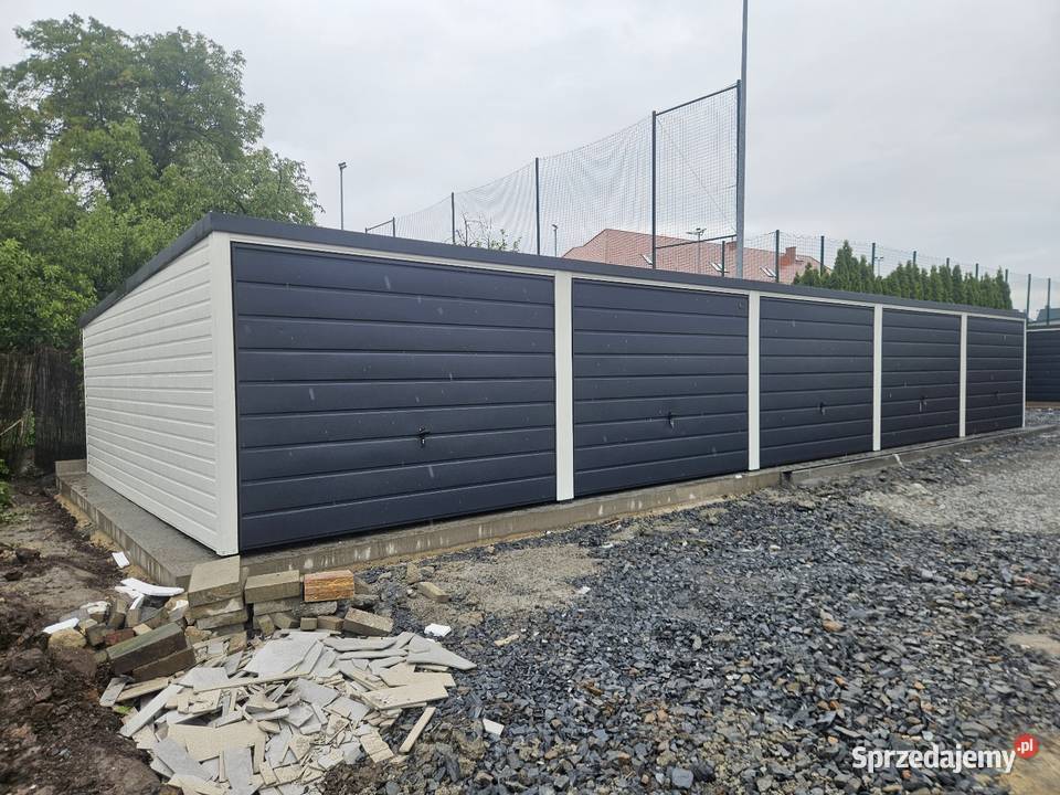 15x6 Garaze Blaszane Garaż Blaszany Blaszak 276zł/m2 Garaże i miejsca postojowe Ruda Śląska