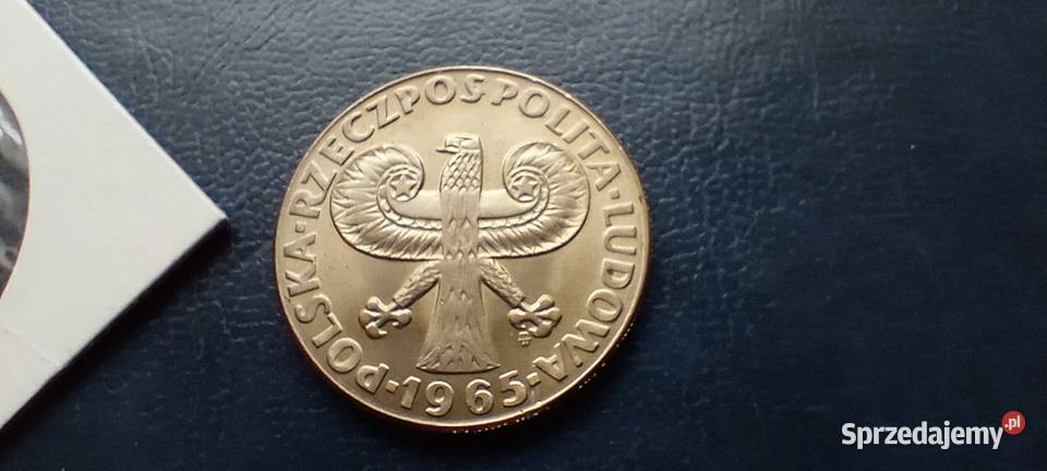 Stare monety 10 złotych 1965 Kolumna PRL Polska Antyki, Sztuka, Kolekcje Lesko