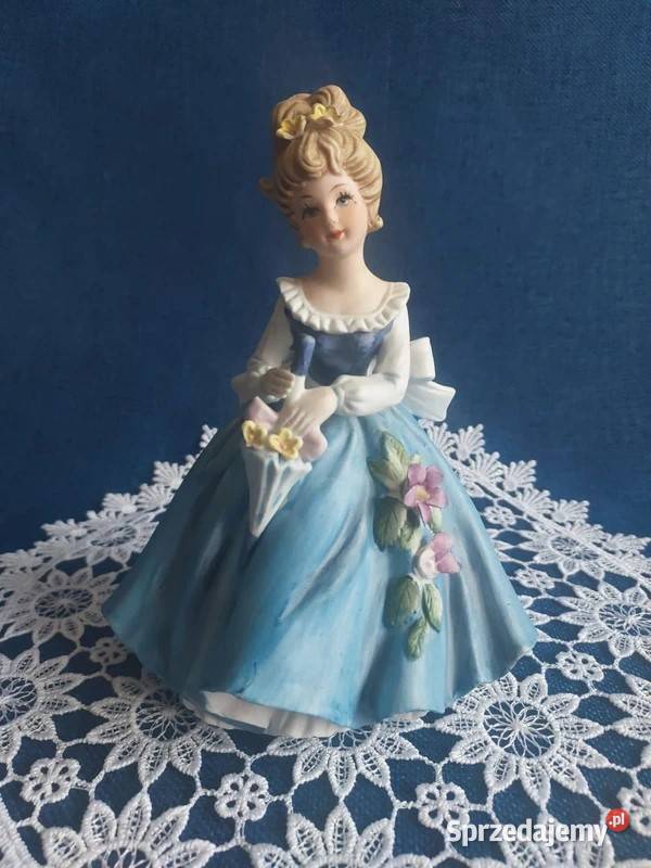 Figurki kolekcjonerskie damy w stylu Porcelana i szkło sprzedam
