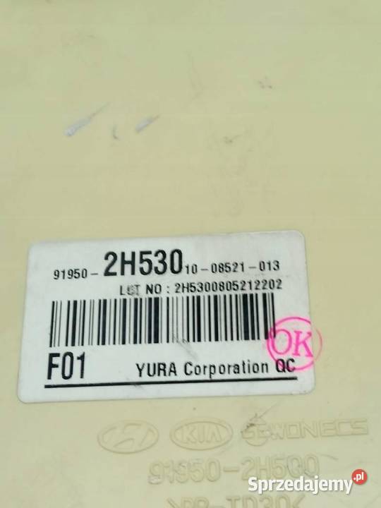 SKRZYNKA BSI MODUŁ ZAMKA 919502H539 91402H130 Rok produkcji 2008