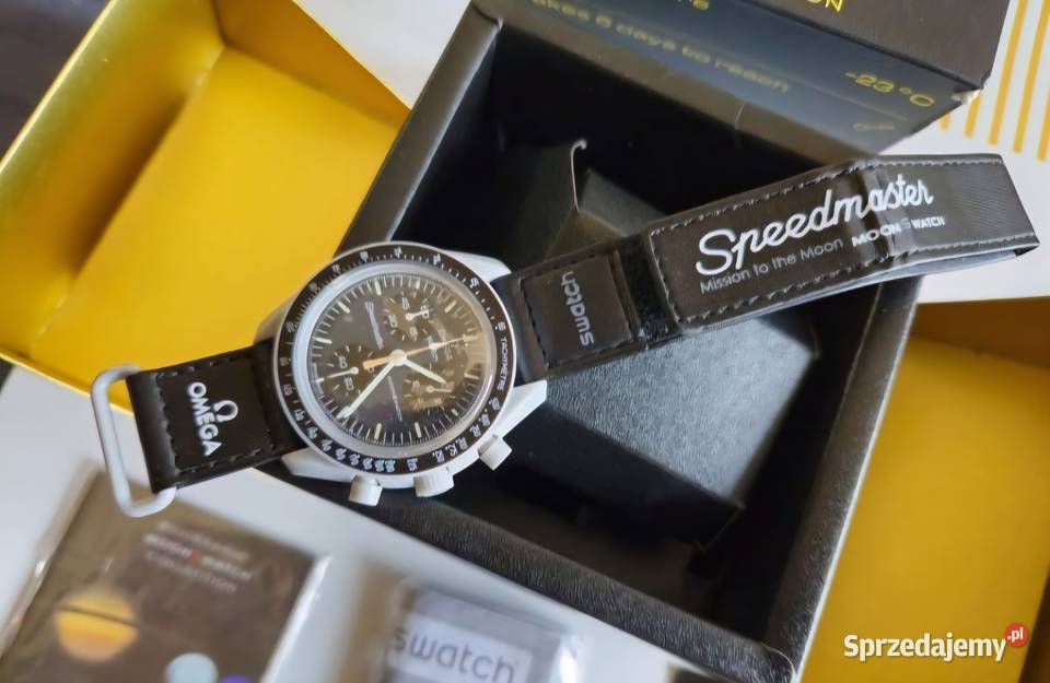 Omega x Swatch Mission To Neptune kolor szaro Konstancin-Jeziorna sprzedam