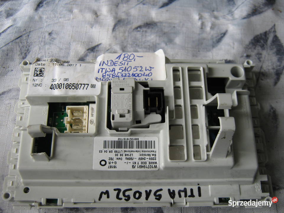 INDESIT ITWA 51052W 858432210040 MODUŁ PRALKI Nowy Sącz