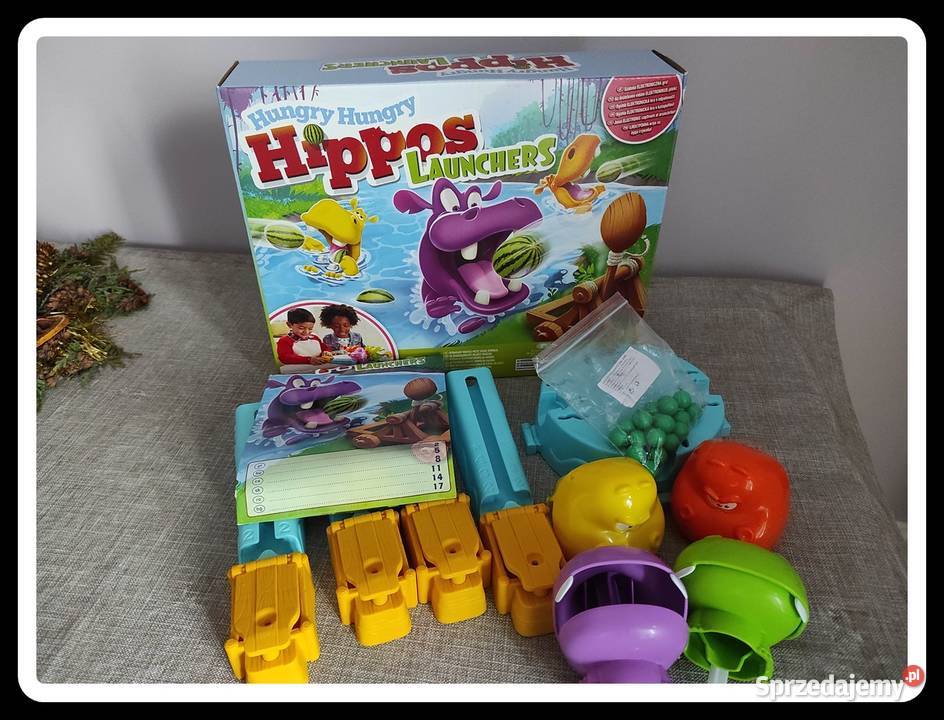 Gra zręcznościowa Hungry Hungry Hippos Launchers 4 lata+ mazowieckie Płock