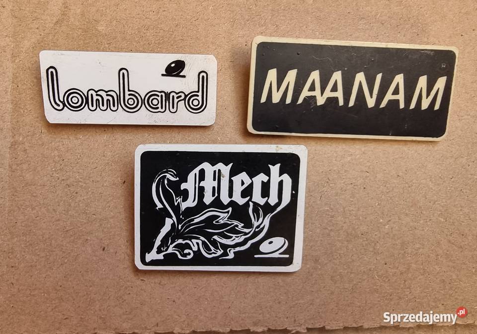 Przypinka Odznaka MAANAM LOMBARD MECH Lata 70 80 Antyki sprzedam