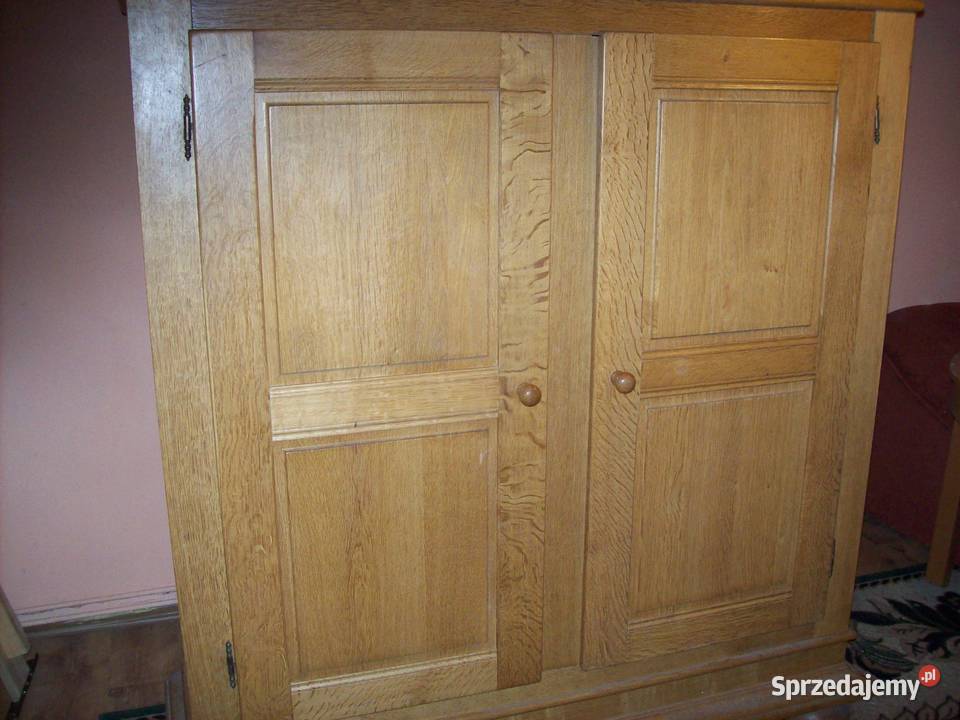 SZAFA DĘBOWA PIĘKNA ŁADNA I STYLOWA Szafy, regały, półki Hrubieszów