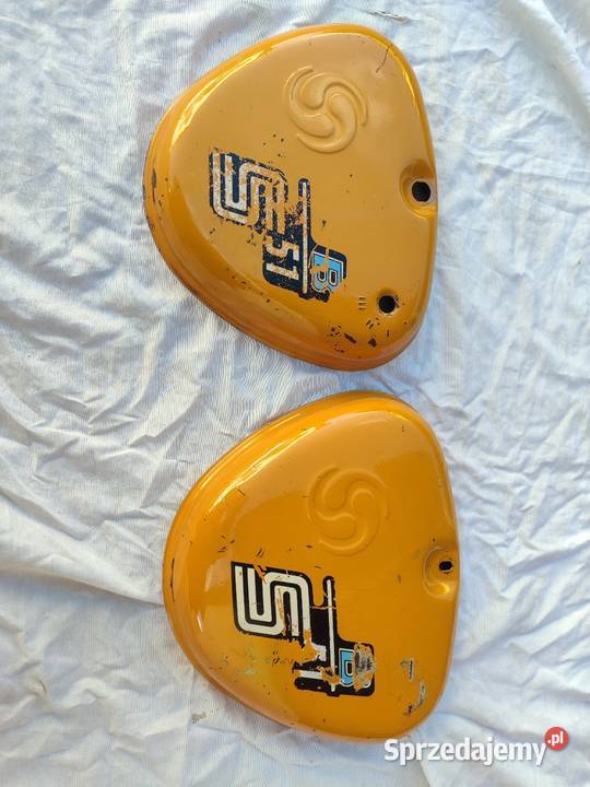Zbiornikbak paliwa boczkipokrywy Simson S51 Nisko