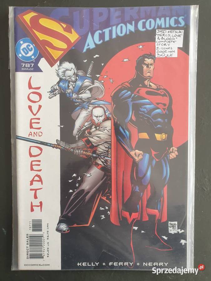 Superman in Action Comics Mercy Love Blood 2 Rok wydania 2002 Gdynia
