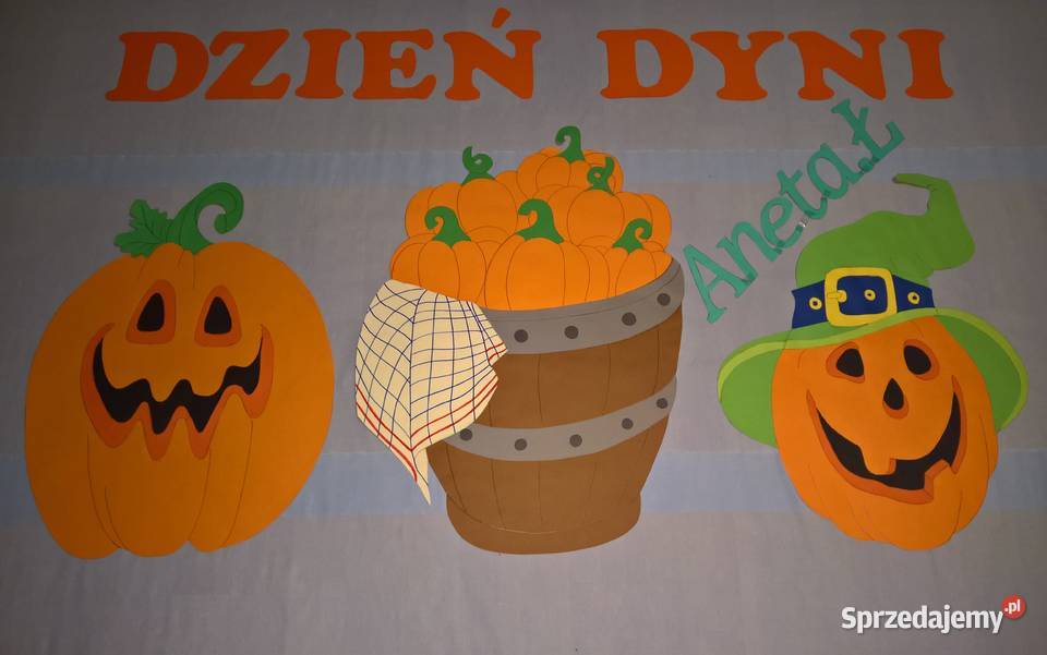 Dekoracje na Dzień Dyni z brystolu 504 102 444 Garwolin sprzedam