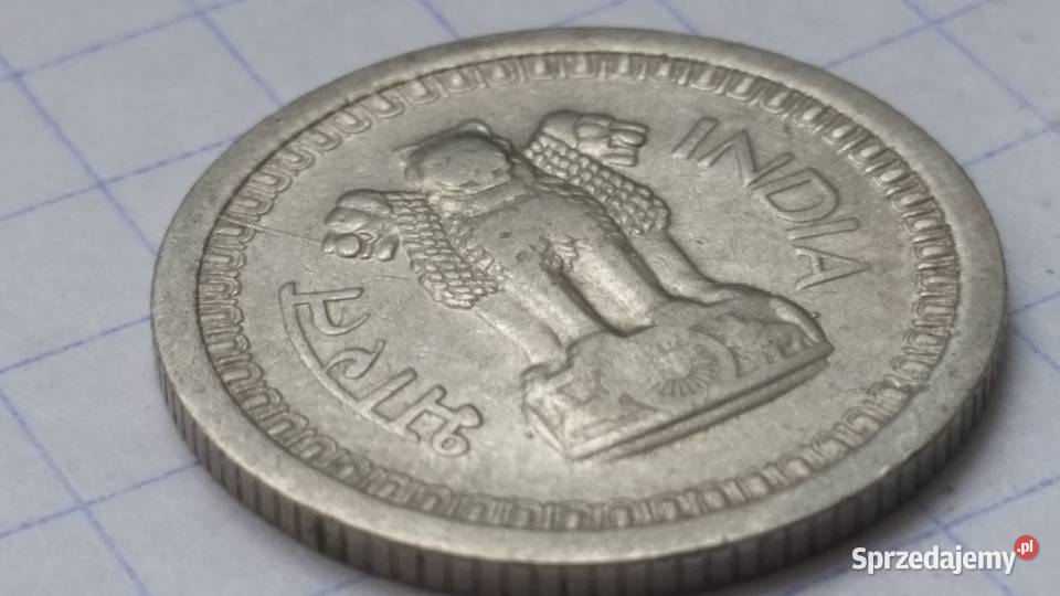 25 PAISE 1957 Indie rzadka nakład 5mln błąd Suszec
