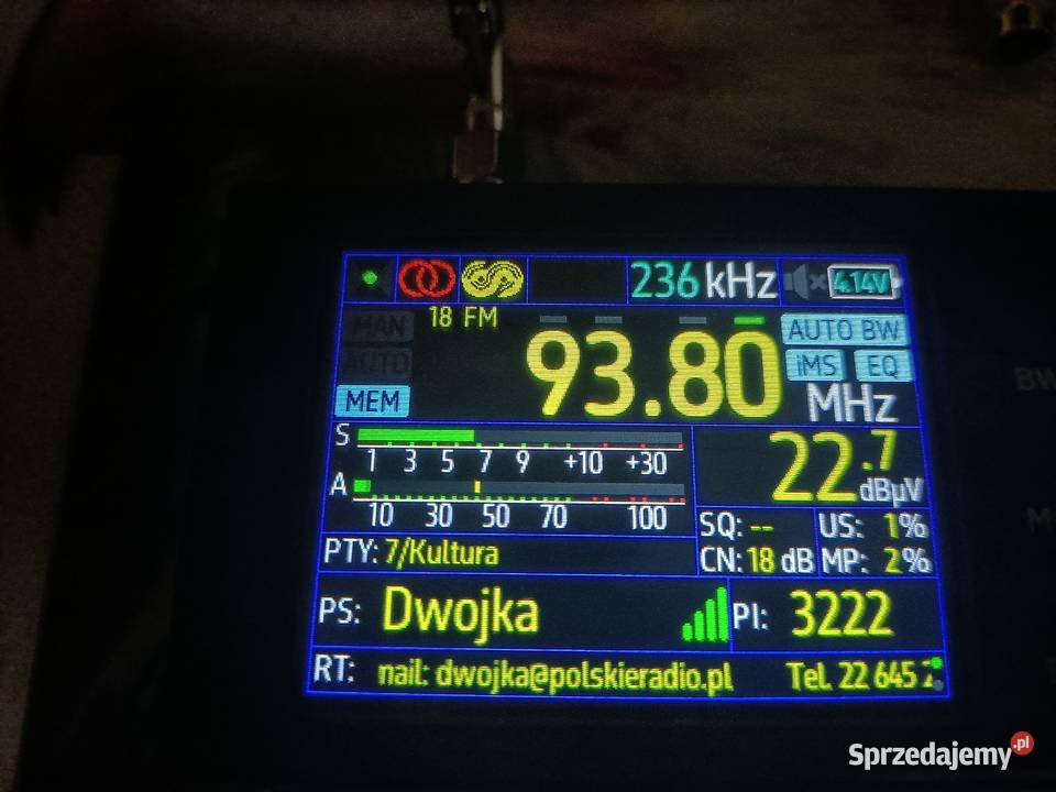 Radio TEF6686 mini z metalową obudowąWyjątkowo Jarosław