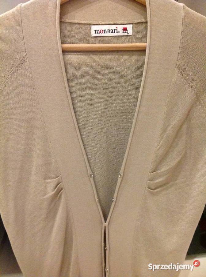 Kardigan Sweter Damski MONNARI S Beżowy j Nowy lubuskie Nowa Sól