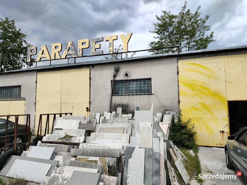 ZAKŁAD KAMIENIARSKI DO WYNAJĘCIA W SZUMOWIE Szumowo usługa