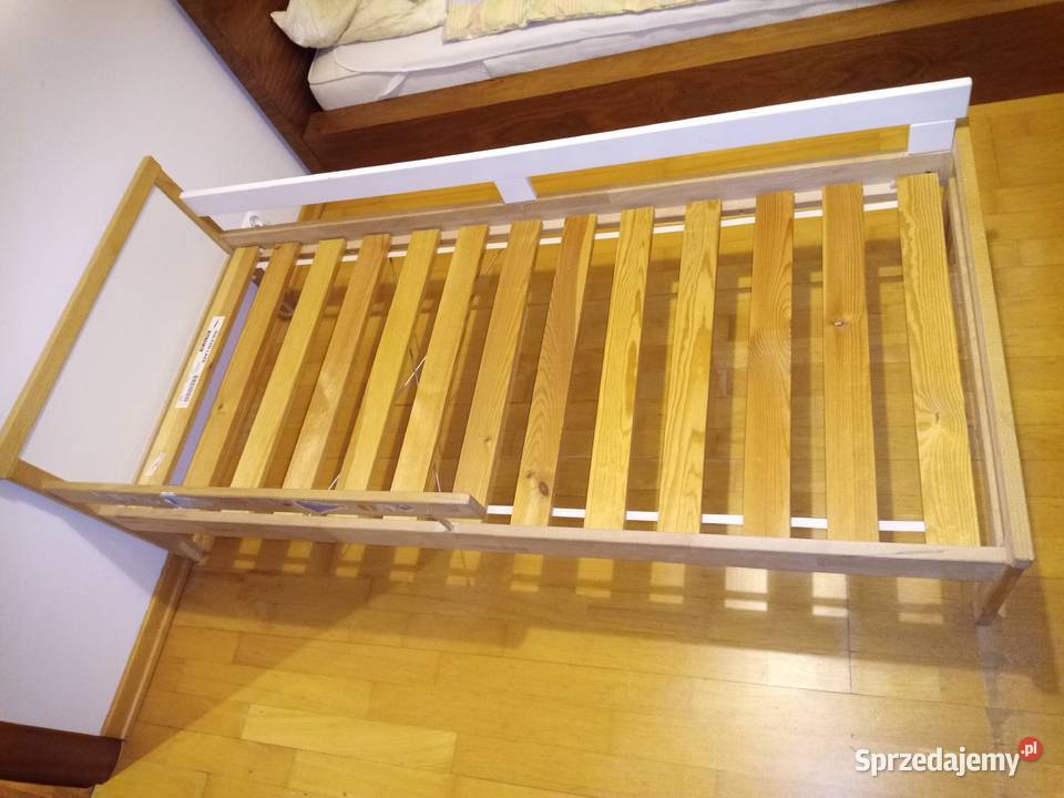 Łóżeczko drewniane Ikea z dodatkowym Warszawa