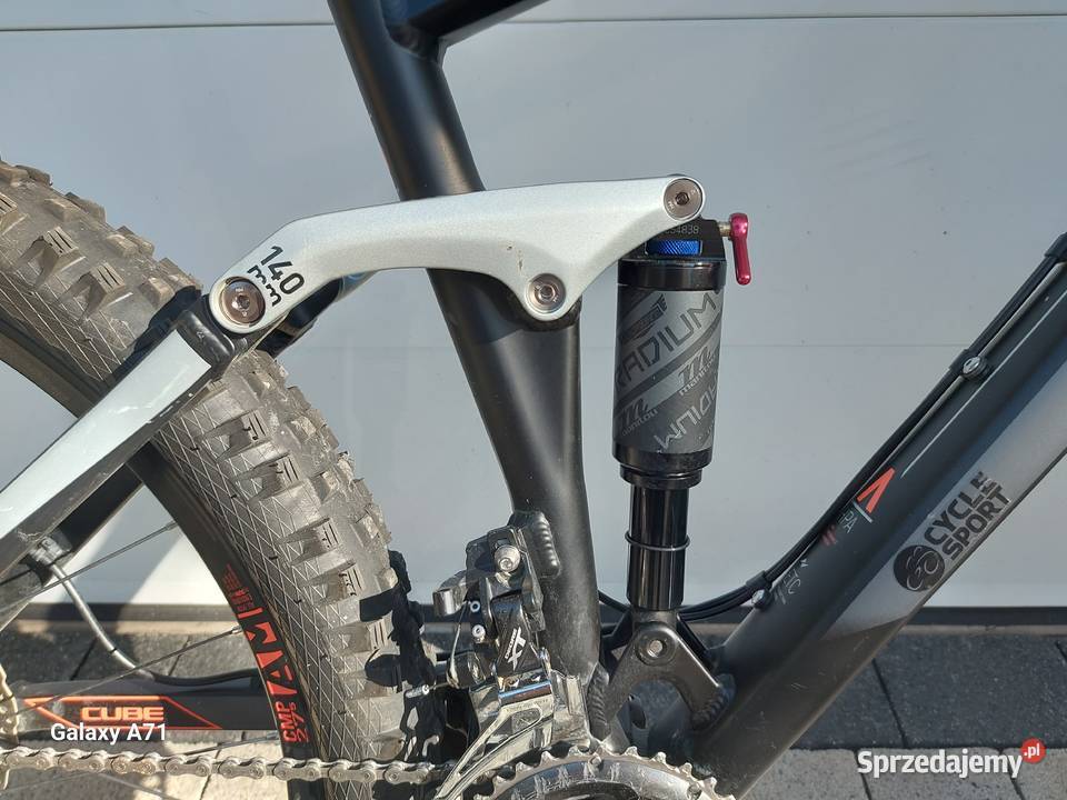 Rower górski CUBE STEREO 140 FULLkoło 275Deore Jelenia Góra sprzedam