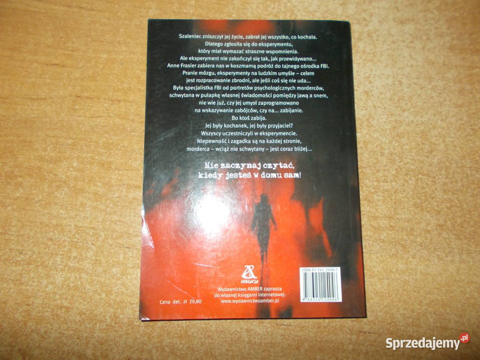 Anne Frasier Śmiertelny sen Głubczyce