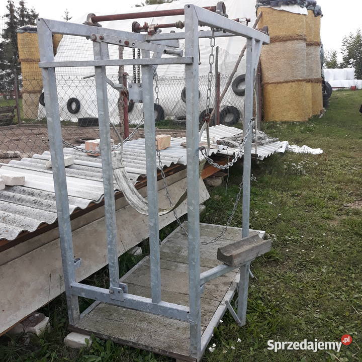 Poskromklatka na bydła do czyszczenia racic nieuszkodzony Łomża