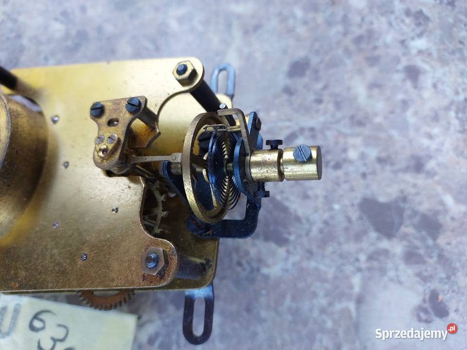 639 Mechanizm starego zegara Muhlheim chodzik pomorskie Tczew