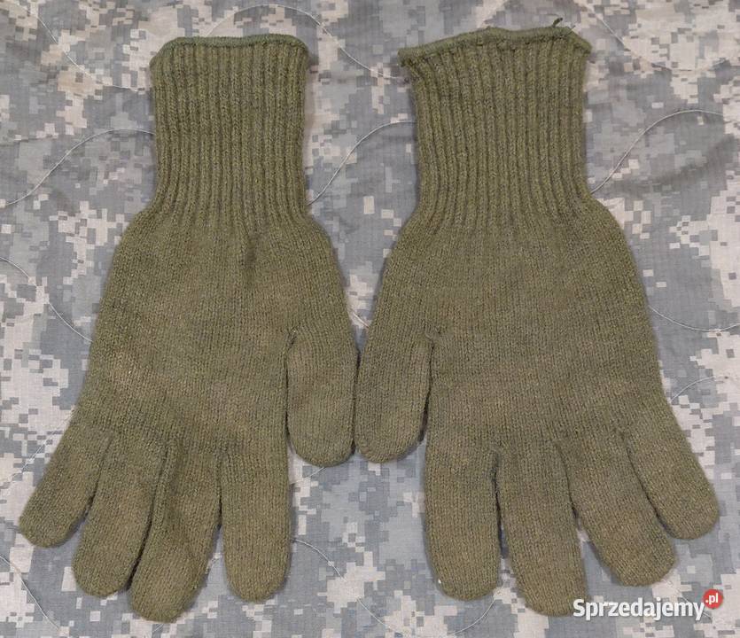 Rękawice wełniane Us Army inserts olive Wrocław