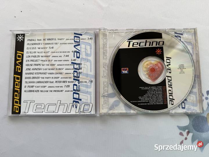 Techno Love Parade part 1plyta CD Płyty i kasety lubelskie Lublin