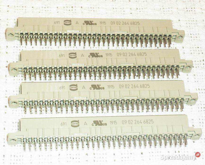 Złącze wtyk złocony DIN 41612 HARTING 64 PIN Gliwice