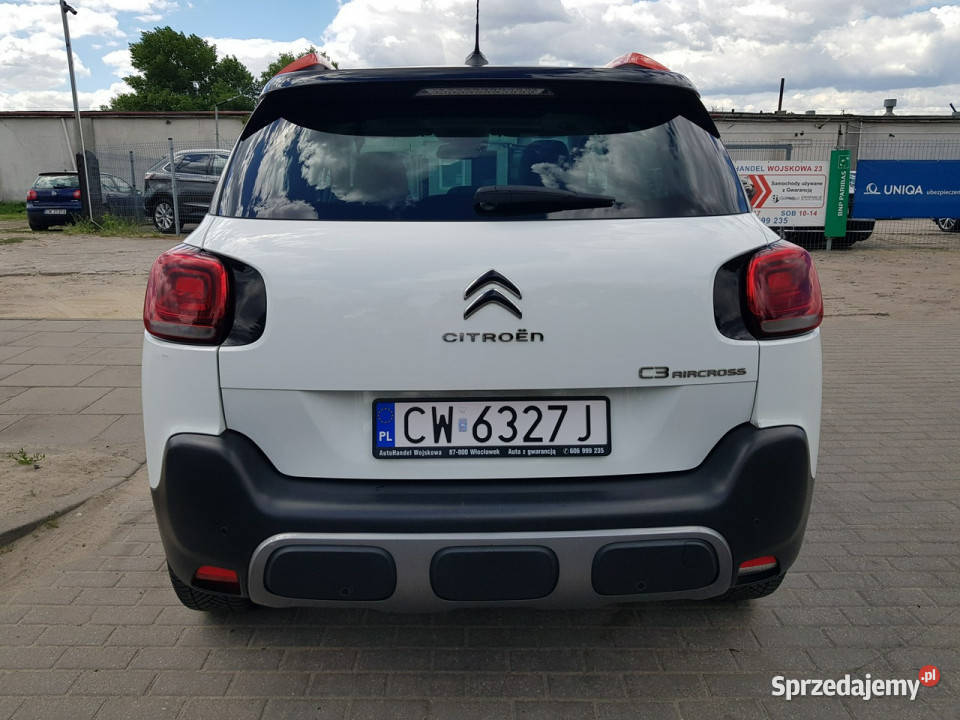 Citroen C3 Aircross 12 Turbo HeadUp Navi Zarejestrowany w Polsce Włocławek