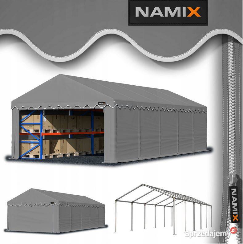 Namiot BASIC 5x12 magazynowy handlowy garaż Jabłonna