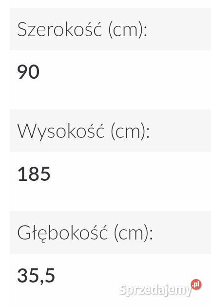 Nowy regał Syriusz Sonoma Kraków sprzedam