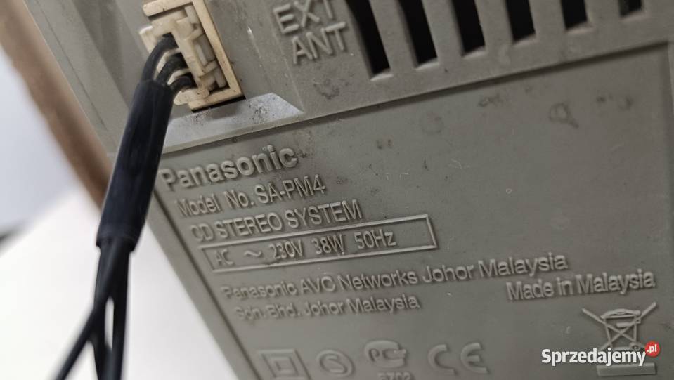 PANASONIC SAPM4 ładnie grająca miniwieża stereo Wieże i miniwieże Poznań sprzedam