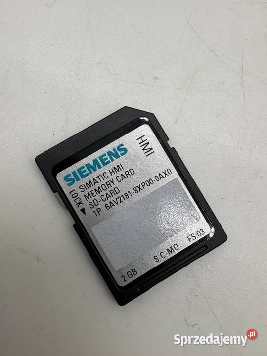 Siemens 6AV2 1818XP000AX0 Memory Card 2GB Pozostałe Warszawa
