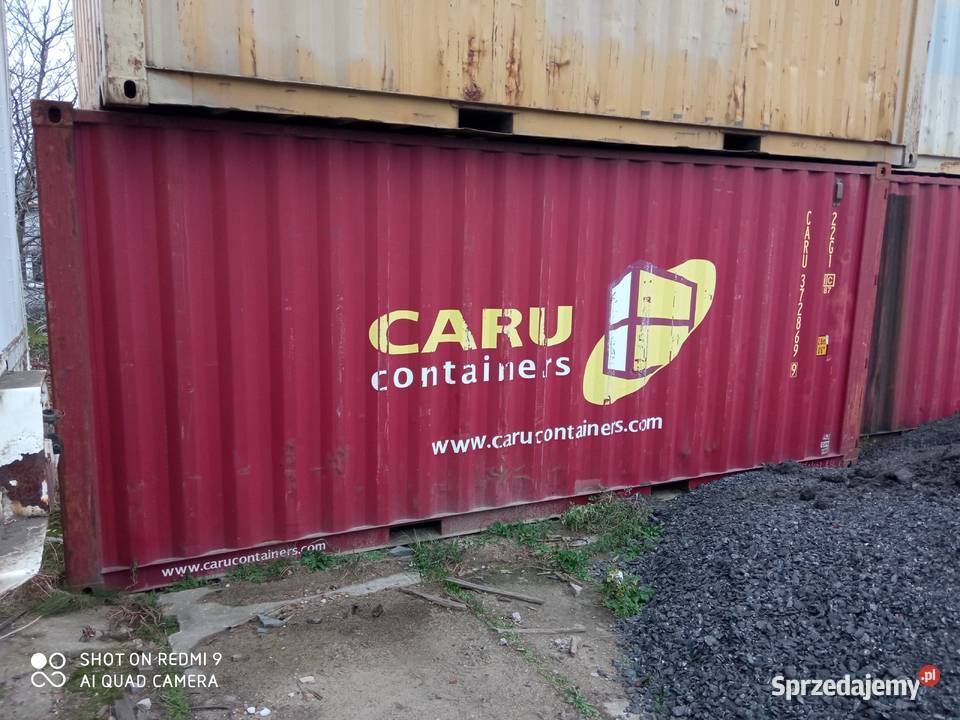 Kontener morski magazynowy 20 używany 6 metrów Lublin sprzedam