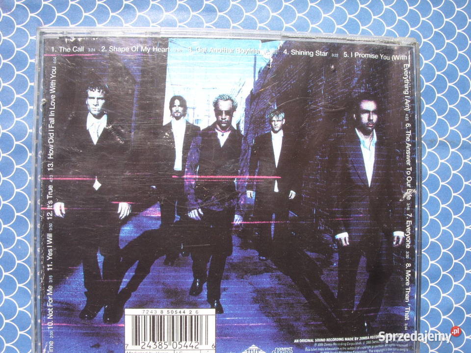 PLYTA Pop CD BACKSTREET BOYSBLACK BLUE 2000 Wołów