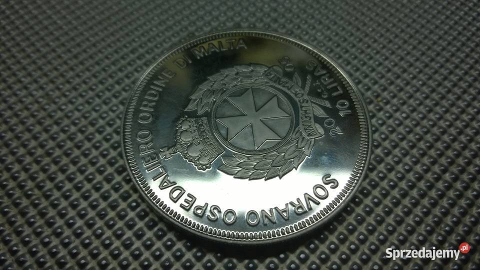 MONETA Zakon Maltański 10 lir 2005 Ex cathedral mazowieckie Warszawa