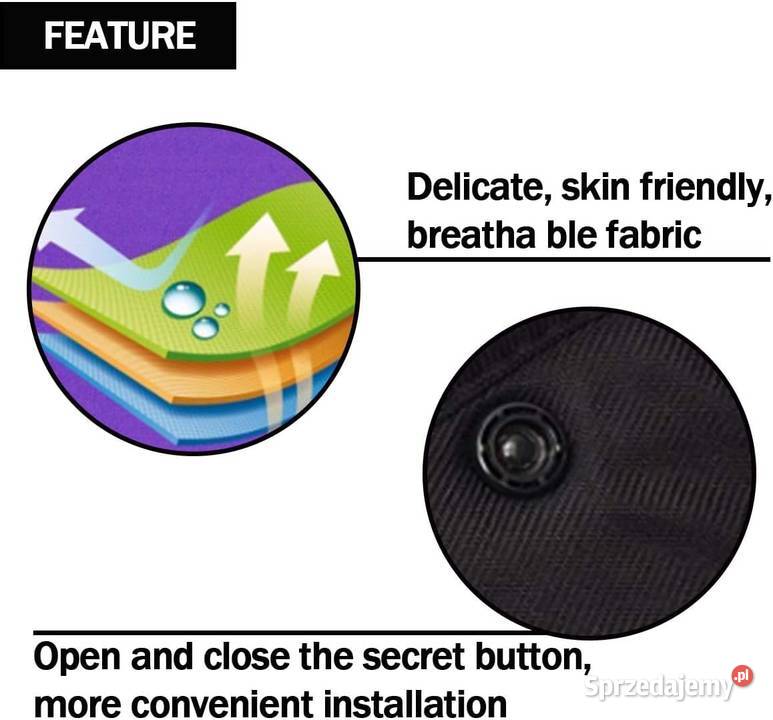 Nakładka na pas bezpieczeństwa dzieci Bezpieczna Płock