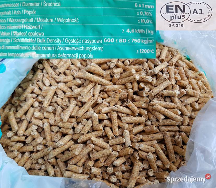 Pellet Unipellet PREMIUM A1 Śląsk pelet Tarnowskie Góry