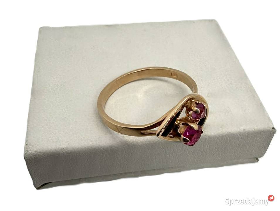 Złoty Pierścionek pr 583 214g R15 Biżuteria Elbląg