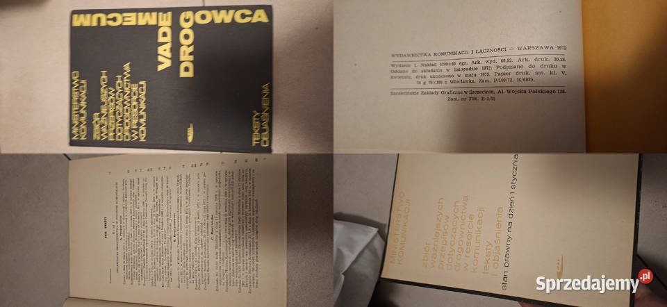 Vademecum Drogowca Zbiór ważniejszych przepisów wielkopolskie Łęczyca sprzedam