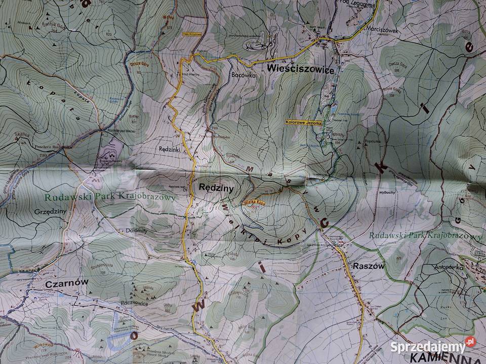 Rudawy Janowickie 125 000 mapa turystyczna