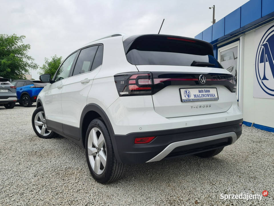 Volkswagen TCross 39 DSG Klimatronik 2xPDC biały Wągrowiec