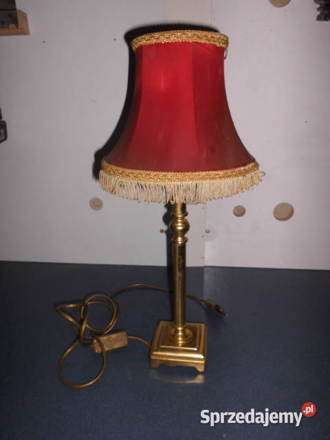 Stara lampa nocna Lampy stołowe i nocne wielkopolskie Mieścisko