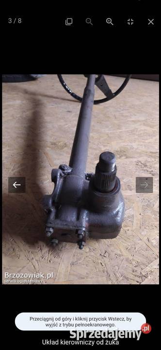 Układ kierowniczy żuka Lubatówka