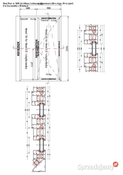 sprzedam okna aluminiowe najwyższej klasy z Bełchatów