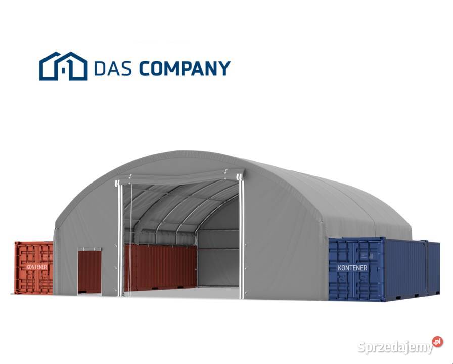 12x12m Namiot ZADASZENIE do kontener Krosno
